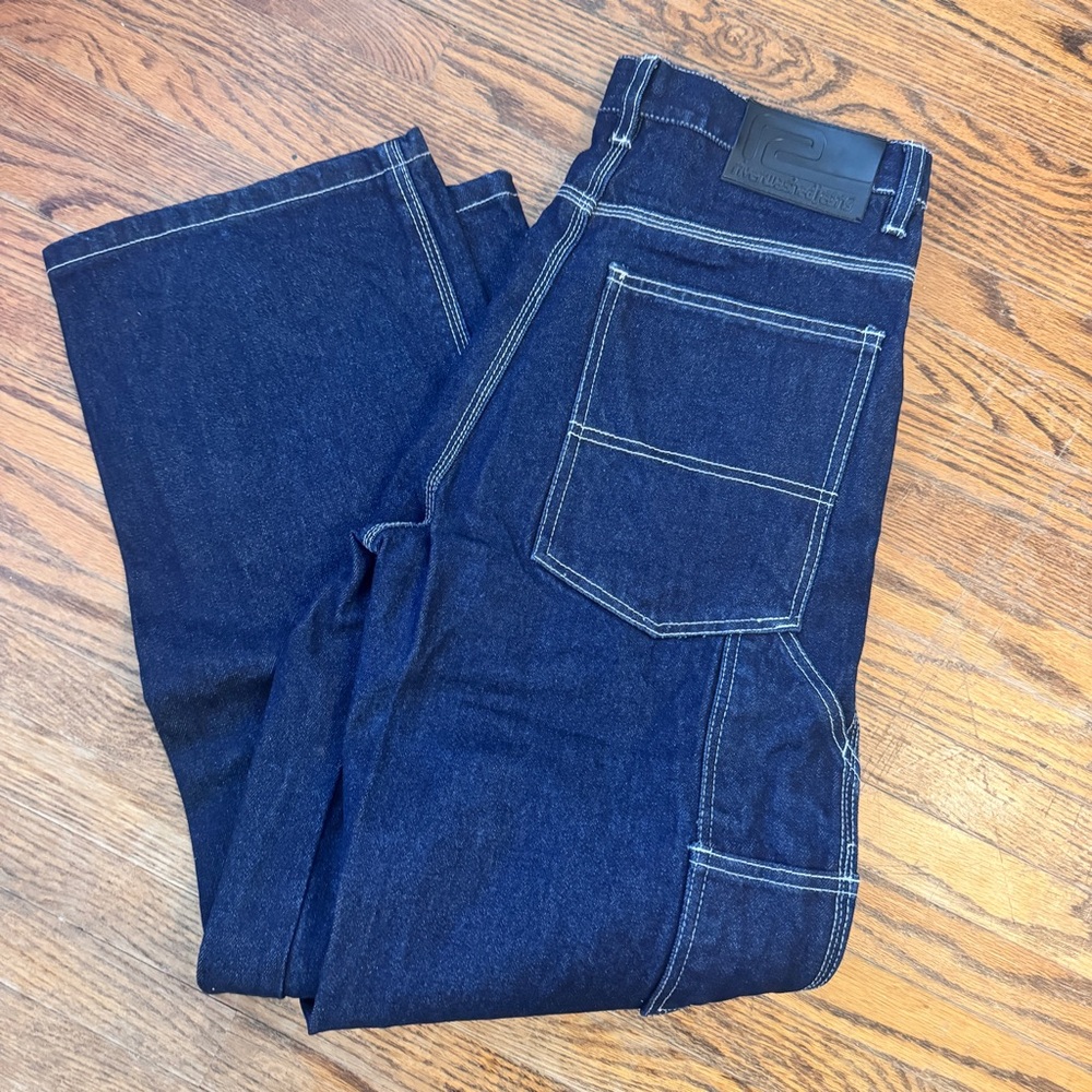 Vintage Y2K River Washed Jeans Carpenter Blue Jeans- W28 L30